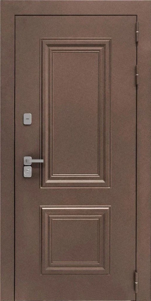 Входная дверь ДвериПРО Д-68 ФЛ-185 (10мм, ПВХ ясень белый) DPRO204555 внешняя сторона