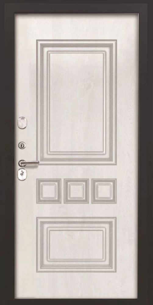 Входная дверь ДвериПРО Аура фл-608 винорит white DPRO192155 внутренняя сторона