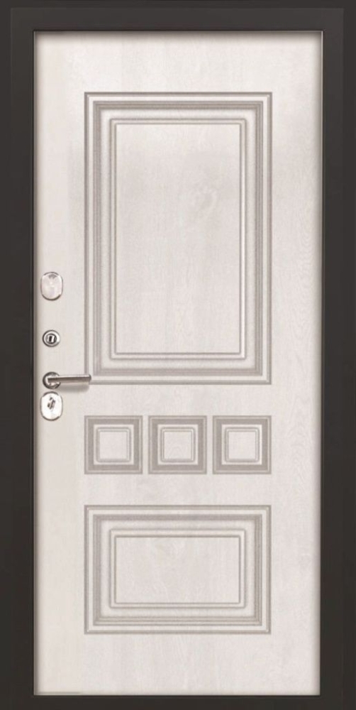 Входная дверь ДвериПРО Модель L-47 фл-608 винорит white DPRO192157 внутренняя сторона